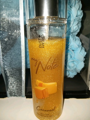 Caramel glitter body mist Dust+ Cream like new