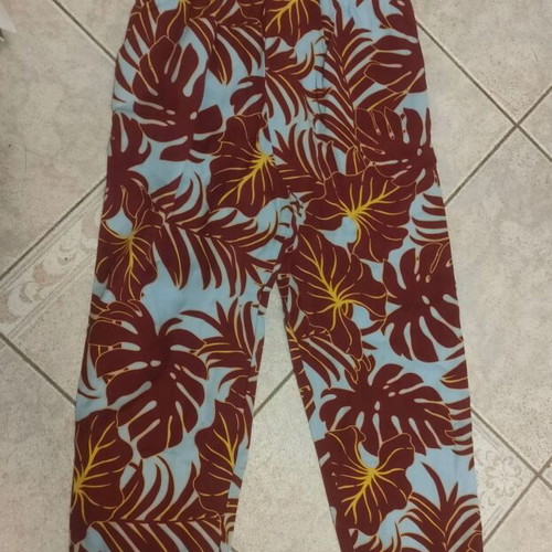 Consius by H&M strapless jumpsuit with colorful pattern, new