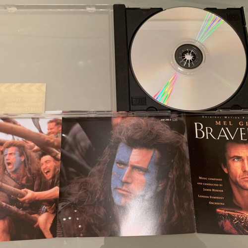 Braveheart Soundtrack CD Album like new, 1995