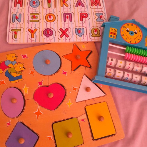 Learning toys used, pack of 3 for toddlers