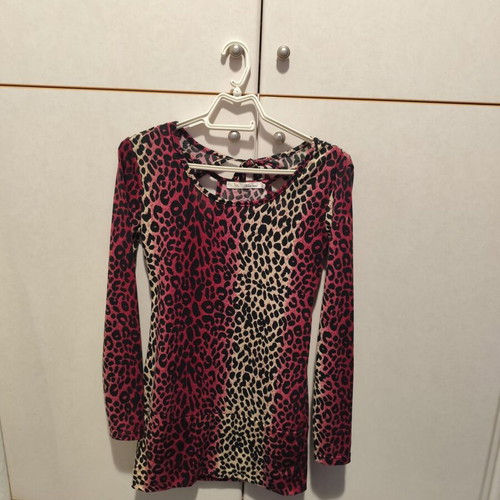 Leopard dress used, size S and M, multicolor