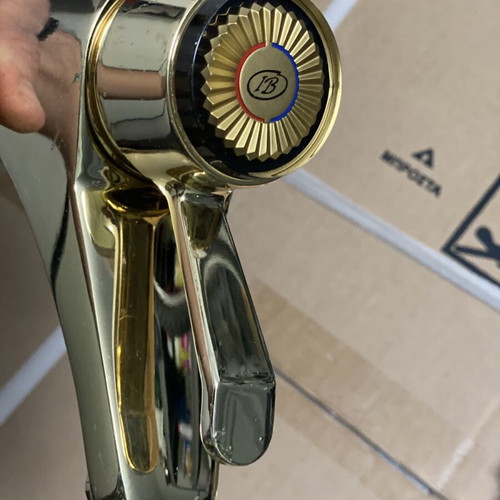 Ib-rubinetterie vintage sink faucet like new, brass