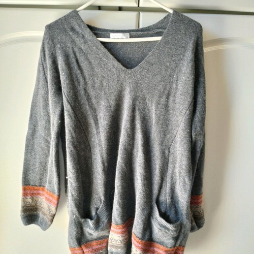 Wool sweater Stradivarius new, gray, size S
