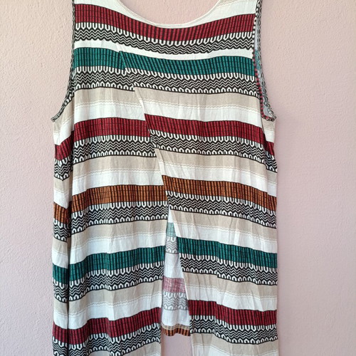 Monroe Main Plus Size Boho Ethnic Sleeveless Top New