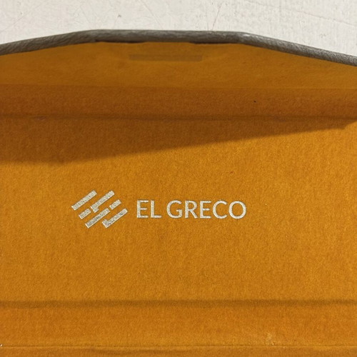 El Greco folding hard glasses case gray like new