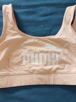 Puma sports bra orange like new, size XS