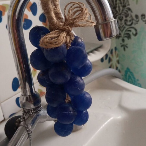 Handmade glycerin soap grape design aromatic for all skin types