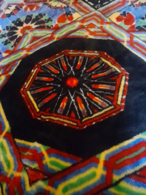 Vintage Velour Blanket double size new old stock