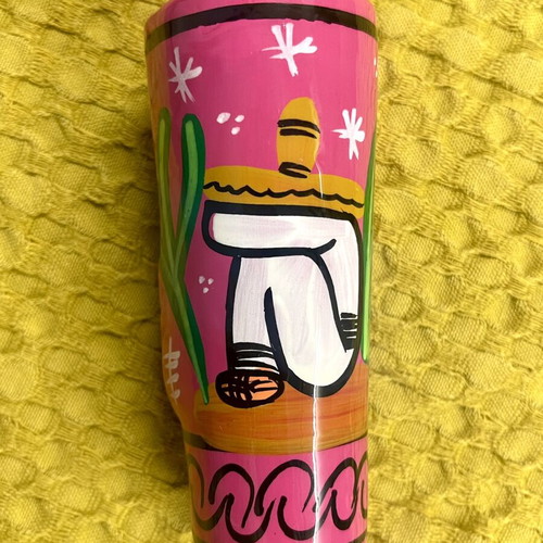 Set of 2 handmade ceramic shot glasses from Mexico
