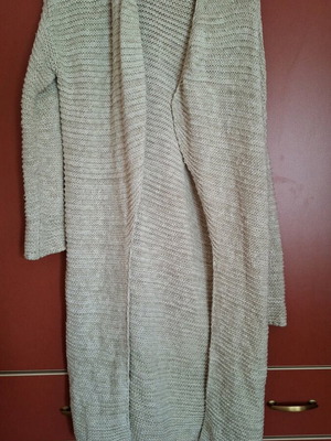 Pull & Bear knitted cardigan beige like new, long