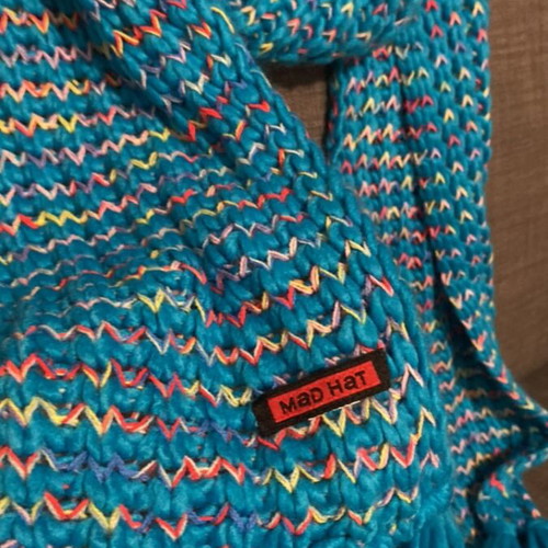 Mad hat scarf like new, blue