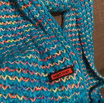 Mad hat scarf like new, blue