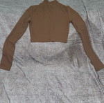 Brown blouse new, size XS