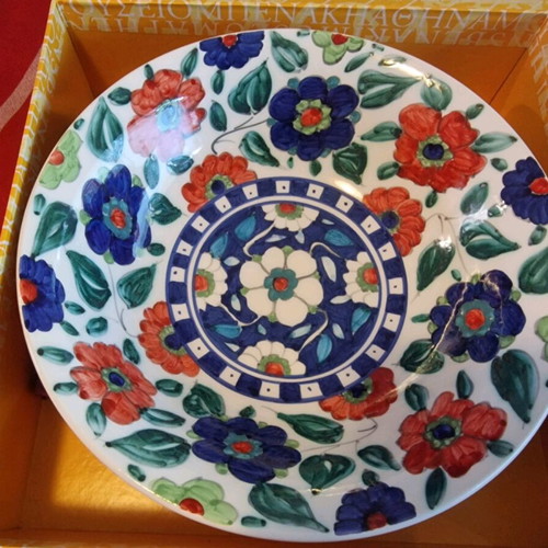 Ceramic bowl from Benaki Museum, new