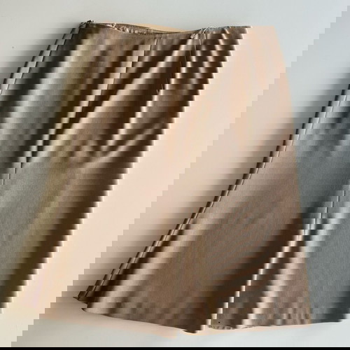 Max Mara midi skirt used, wool, beige