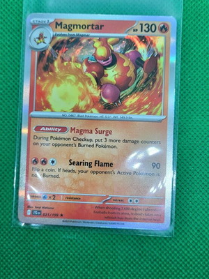 Magmortar 021/159 Reverse Holo Pokemon TCG Journey Together new