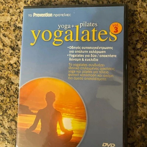 Yogalates DVD like new, pilates program dubbed