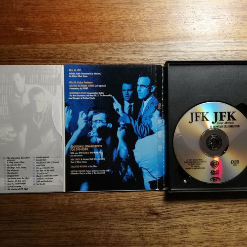 JFK 2 Disc Edition DVD used with Greek subtitles