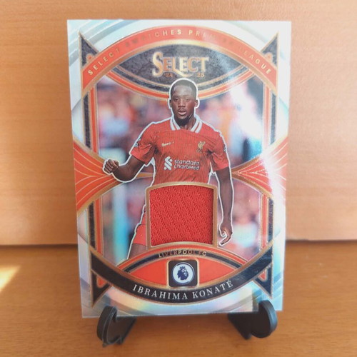 2024-25 Panini Select EPL Ibrahima Konate Liverpool Silver Relic Patch new