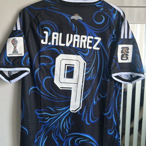 Adidas Argentina National Team Jersey Alvarez FIFA World Cup 2026 new, size large