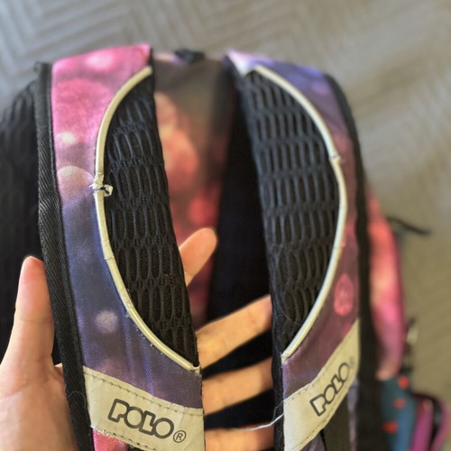 Polo school backpack used with 5 compartments and waterproof