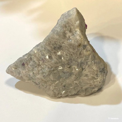 Natural rare raw ruby specimen in feldspar new