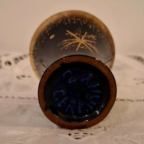 Set of blue Germany jars like new