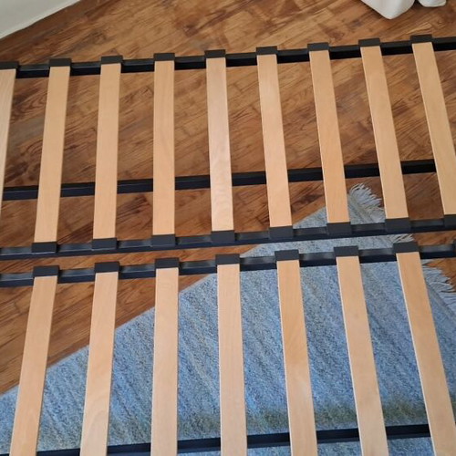 IKEA Sofa Bed used with metal frame and removable mattress