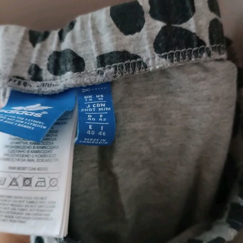 Adidas leggings like new, gray, size M