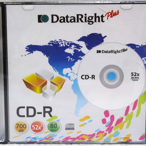 Blank 700 MB CDs in slim cases, pack of 10, new