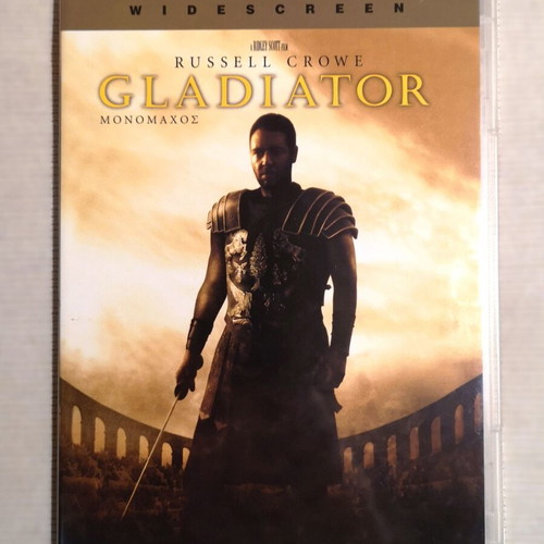 Gladiator DVD like new, action and adventure with subtitles