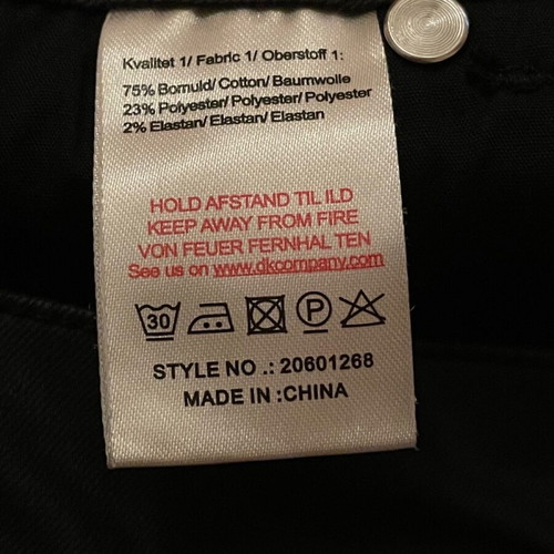 Fransa jeans skirt new, black, shiny, size M