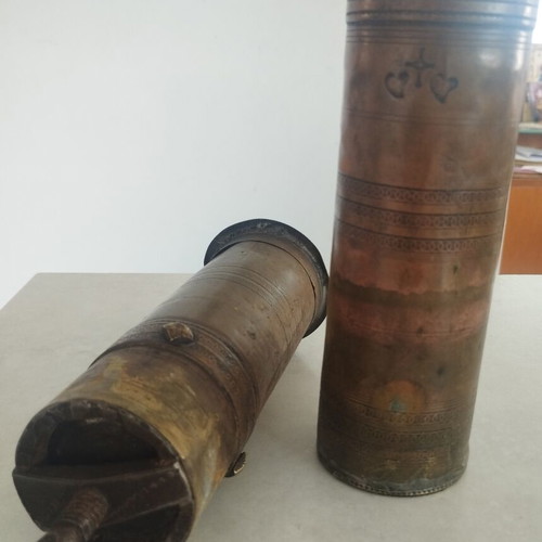 Authentic Ottoman Traditional Copper Coffee Grinder