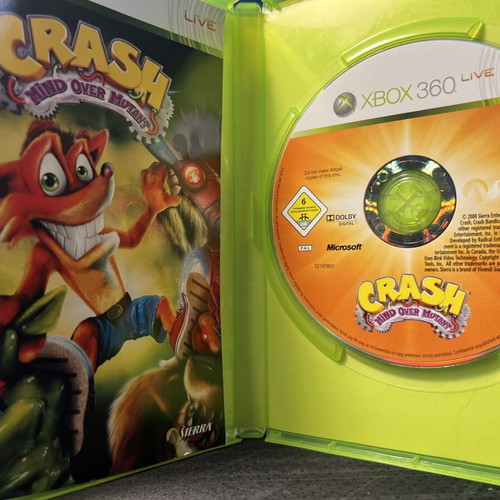 Crash Bandicoot Mind Over Mutant Xbox 360 game used