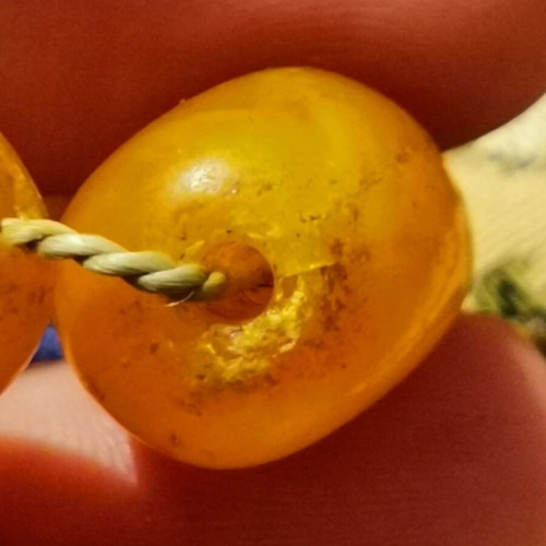 Collectible Worry Beads Old Amber Kahraman used 93g