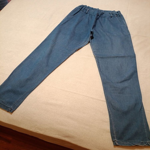 Women's denim pants medium size blue like new