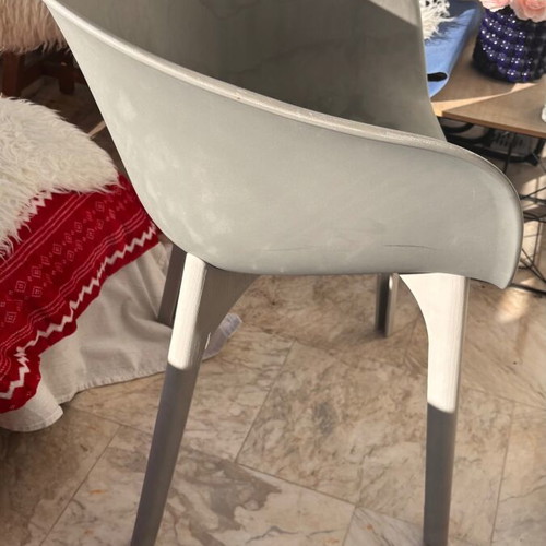 Praktiker DIVA grey plastic chair