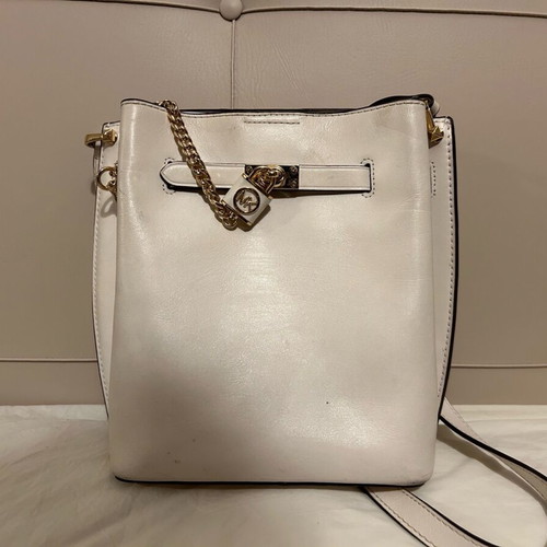 Michael Kors crossbody bag like new, white leather