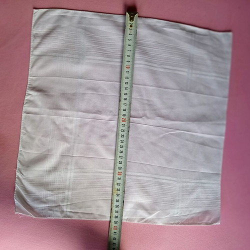 Vintage white cotton handkerchief 39x39 cm like new
