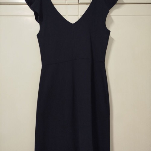 Blue midi dress Massimo Dutti size M like new