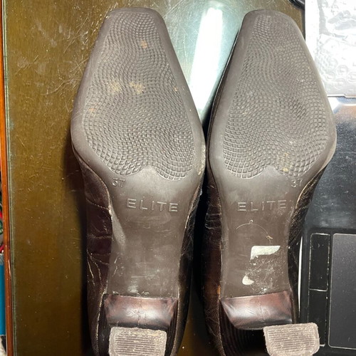 Elite women's shoes used, brown, size 37