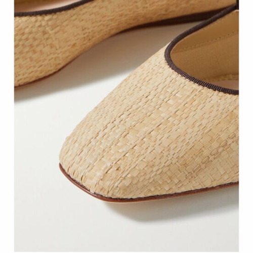 Mary Jane Loeffler Randall ballet flats size 40 like new, beige