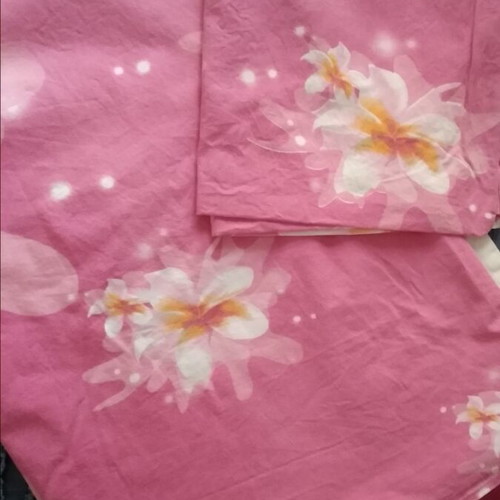 Single cotton duvet cover with pillowcase like new, approx. 155x220 cm