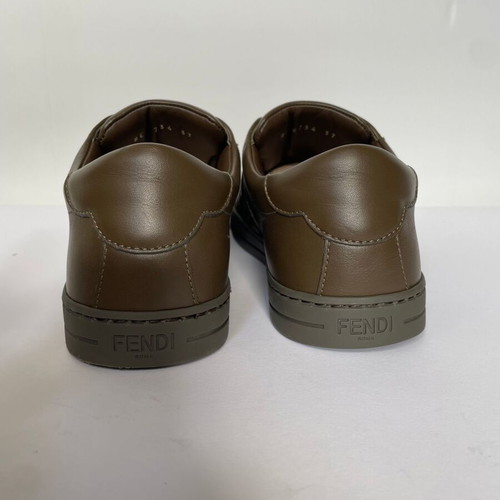 Fendi sneakers like new, size 37, leather, khaki