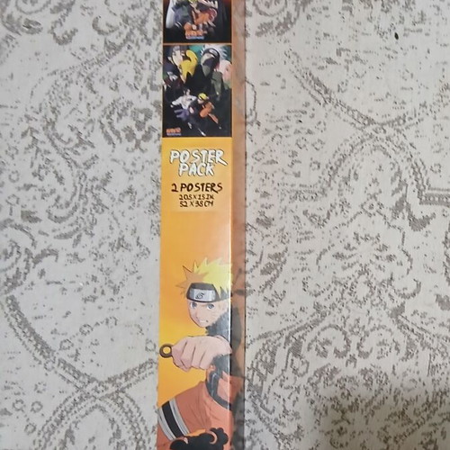 Naruto posters pack like new, 2 pieces 38 x 52 cm