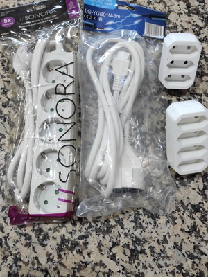 Power Strip Extension Set new, pack of 4 pieces