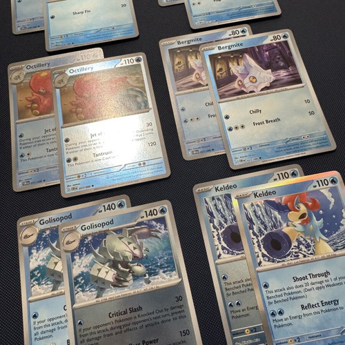 Chaos Rising Water Pokemon Card Lot new