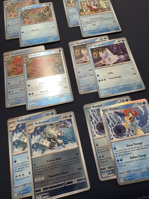 Chaos Rising Water Pokemon Card Lot new