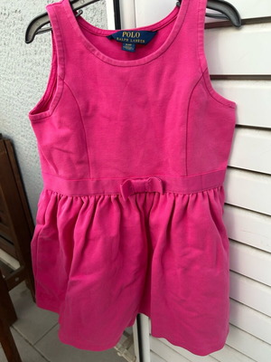 Рокля Polo Ralph Lauren за 4 години фуксия