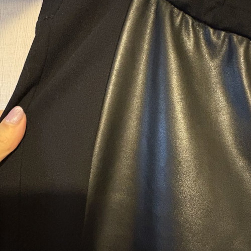 Women's leather pants like new, black, size 4XL
